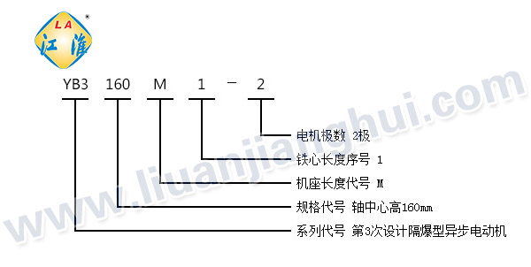 YB3高效隔爆型三相異步電動(dòng)機_型號意義說(shuō)明_六安江淮電機有限公司