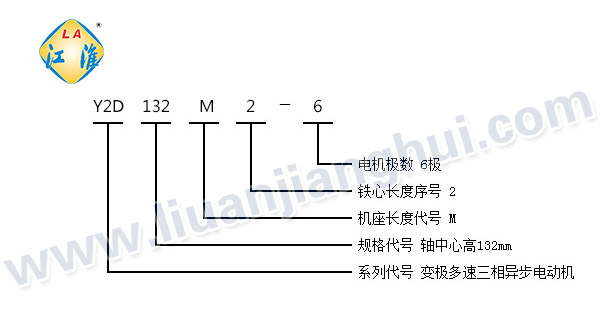 Y2D系列變極多速三相異步電動(dòng)機_型號意義說(shuō)明_六安江淮電機有限公司