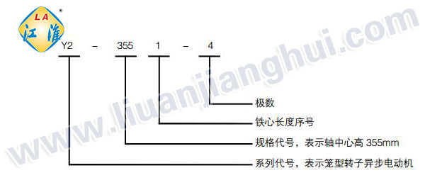 Y2系列低壓大功率三相異步電動(dòng)機_型號意義說(shuō)明_六安江淮電機有限公司